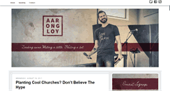 Desktop Screenshot of aarongloy.com